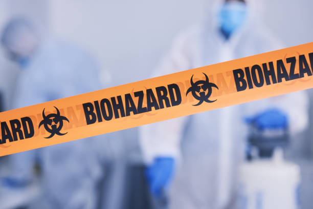 Professional Biohazard technician working in Richmond, VA
